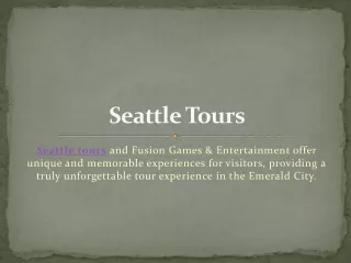 Seattle Tours