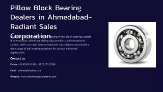 Pillow Block Bearing Dealers in Ahmedabad, Best Pillow Block Bearing Dealers in