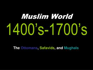 Muslim World