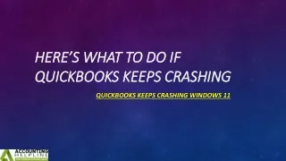 A complete guide to eliminate QuickBooks Keeps Crashing issue