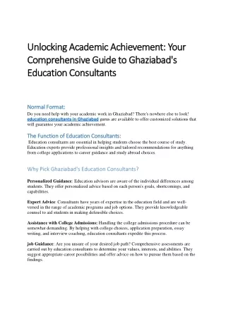 Unlocking Academic Achievement: Your Comprehensive Guide to Ghaziabad's Educatio