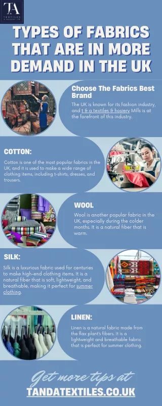 Types of Fabrics That Are In More Demand In the UK