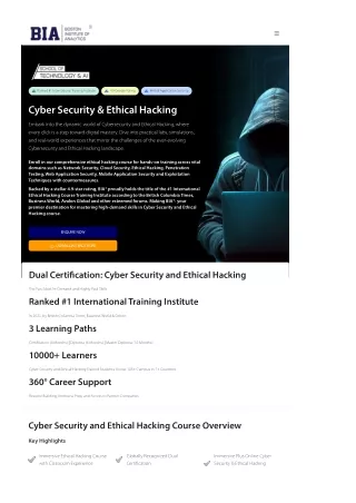 Cyber Security & Ethical Hacking