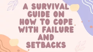 Guide On How To Cope With Failure