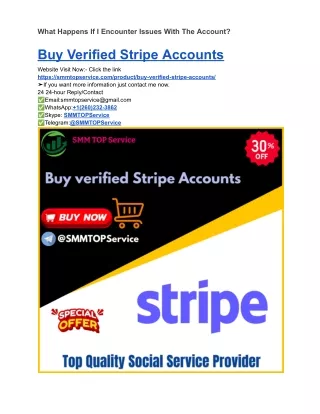 Buy Verified Stripe Accounts