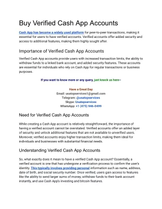 5 Tips for Buying Verified Cash App Accounts