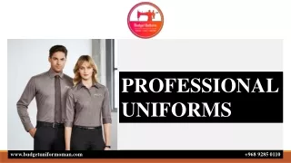 PROFESSIONAL UNIFORMS