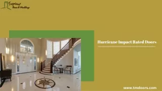 Hurricane Impact Rated Doors