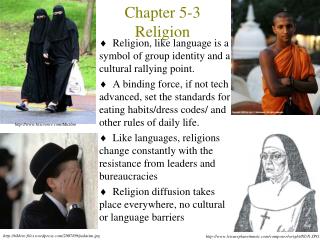 Chapter 5-3 Religion
