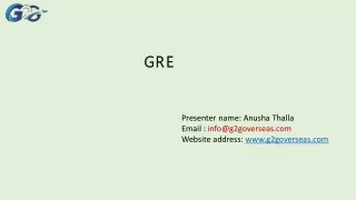 GRE coaching centres in hyderabad