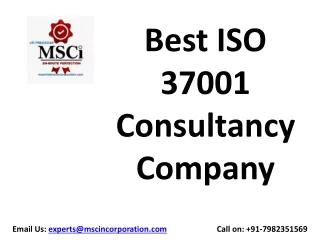 Best ISO 37001 Consultancy Company