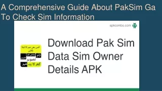 Before delving into the technical aspects of using PakSim Ga, it's crucial to un