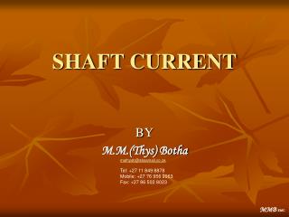 SHAFT CURRENT