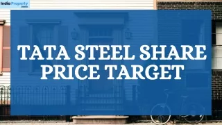 Tata Steel Share Price Target