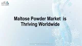 maltose powder market