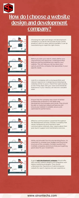 How do I choose a website design and development company