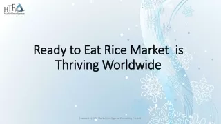 Ready to Eat Rice Market