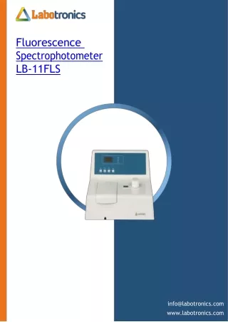 Fluorescence-Spectrophotometer-LB-11FLS