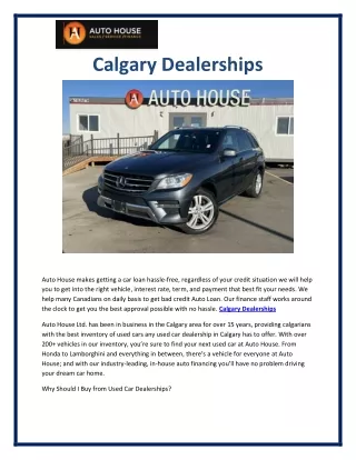 Calgary Dealerships