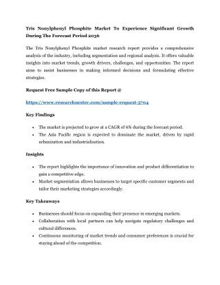 Tris Nonylphenyl Phosphite Market