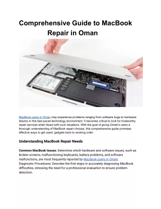 MacBook repair in oman
