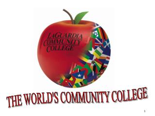THE WORLD'S COMMUNITY COLLEGE