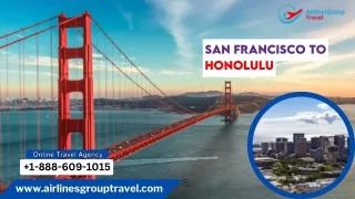 Get the Cheap Flight From San Francisco to Honolulu