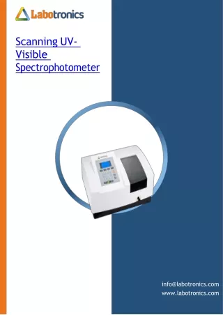 Scanning-UV-Visible-Spectrophotometer