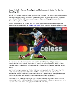 Spain Calls Up Barcelona's Pau Cubarsi for March Friendlies