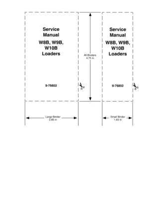 CASE W8B Wheel Loader Service Repair Manual