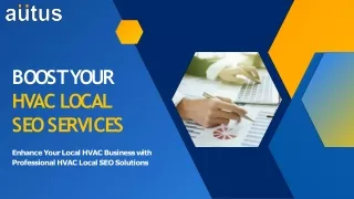 Stay Ahead in Your Area with Expert HVAC Local SEO Service