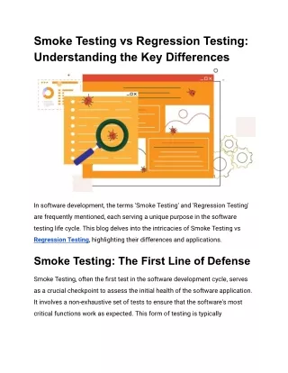 Smoke Testing vs Regression Testing_ Understanding the Key Differences