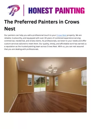 Painters in Crows Nest
