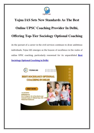 Best Sociology Optional Coaching in Delhi Call-8595390705