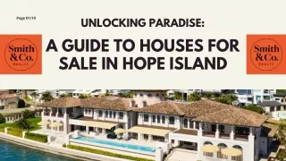 Homes For Sale Hope Island