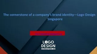 The cornerstone of a company's brand identity—Logo Design Singapore