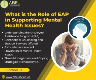 What is the Role of EAP in Supporting Mental Health Issues