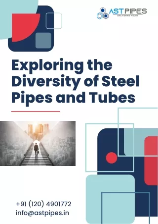 Exploring the Diversity of Steel Pipes and Tubes