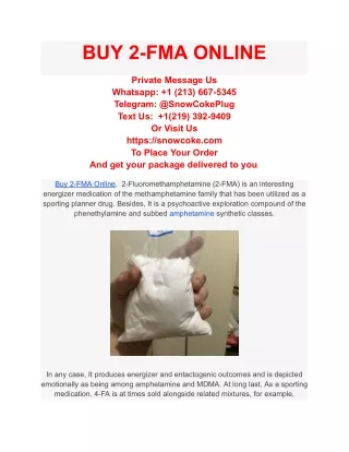 BUY 2-FMA ONLINE