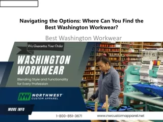 Navigating the Options Where Can You Find the Best Washington Workwear