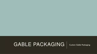 Gable Packaging