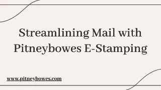 E-Stamping: Streamlining Document Authentication