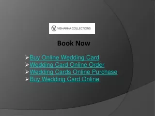 Buy Custom Online Wedding Card in India