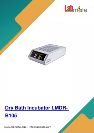 Dry-Bath-Incubator-LMDR-B105