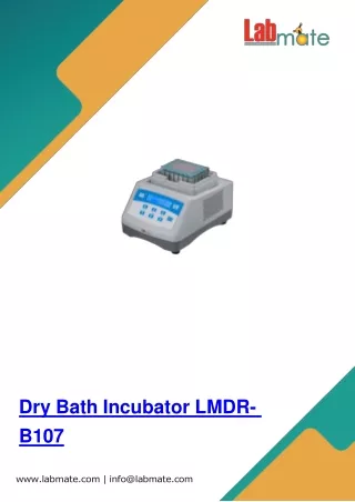 Dry-Bath-Incubator-LMDR-B107