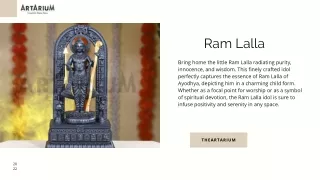 Buy Ram Lalla Idol- Ayodhya's Ram Lalla Statues Shop Now – theartarium