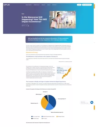 Metaverse Payments impact in the Global Growth - Opus Technologies