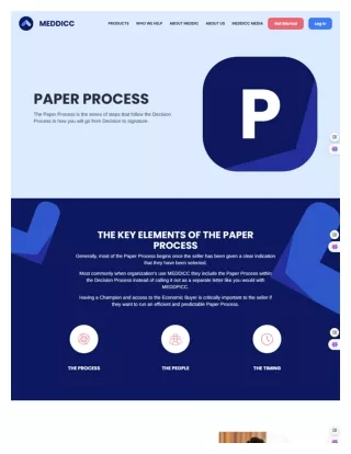 Elevate Your Sales Strategy with the MEDDPICC Paper Process