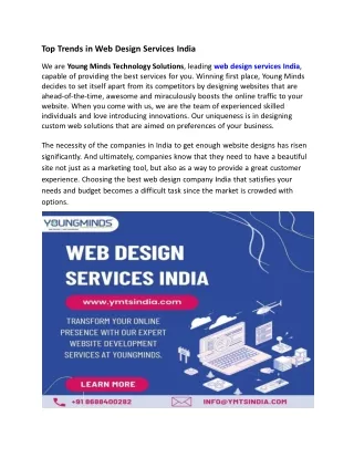 Web Design Services India