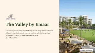 Emaar the Valley - Dubai Real Estates